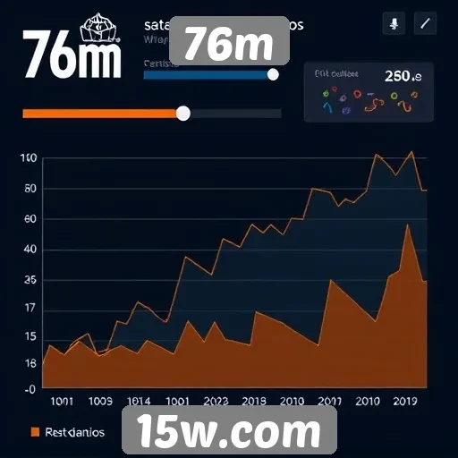 Estatísticas de acesso e engajamento no 76m